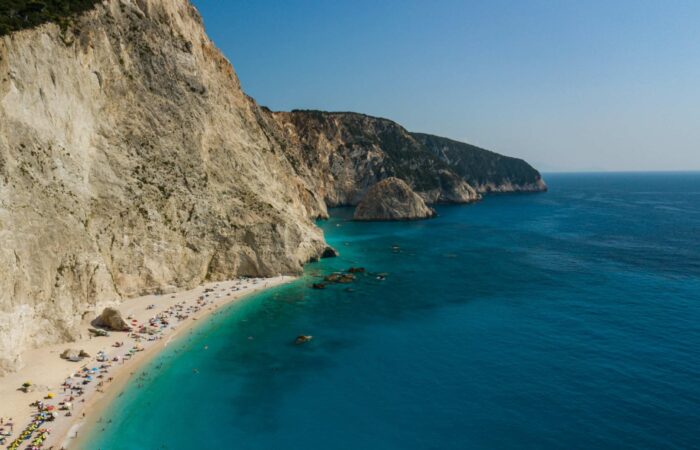 Porto Katsiki Beach Lefkada - Private Yacht Cruises Lefkada